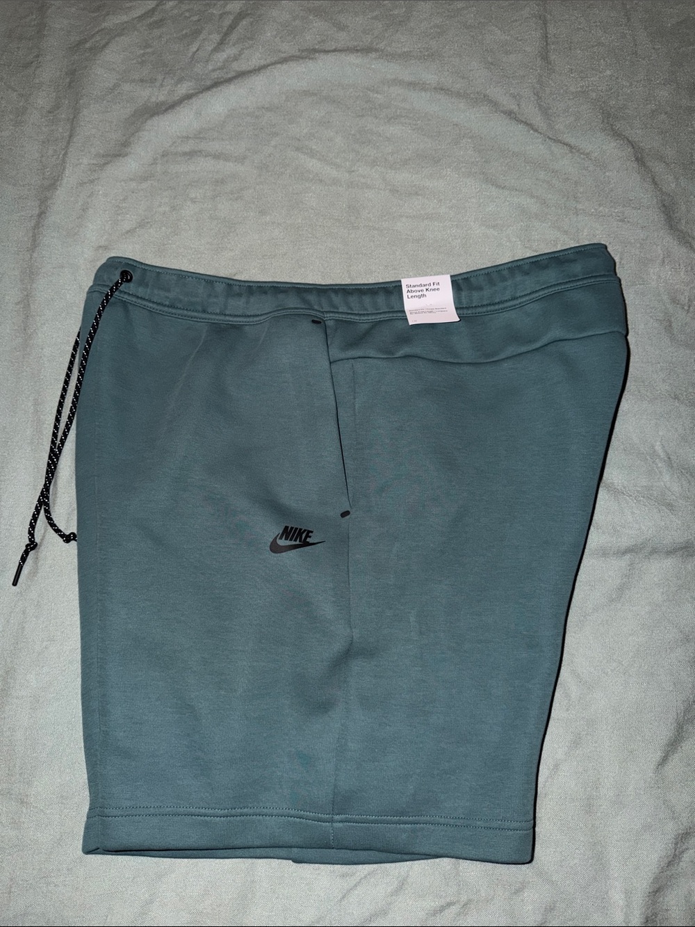 Men’s Nike Tech Fleece Shorts (Teal-Blue)